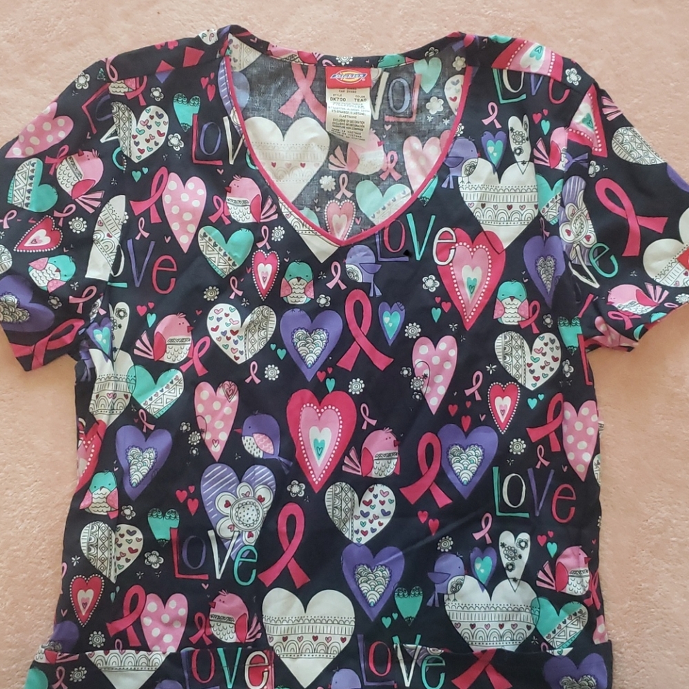 Dickies' Print Scrub Top